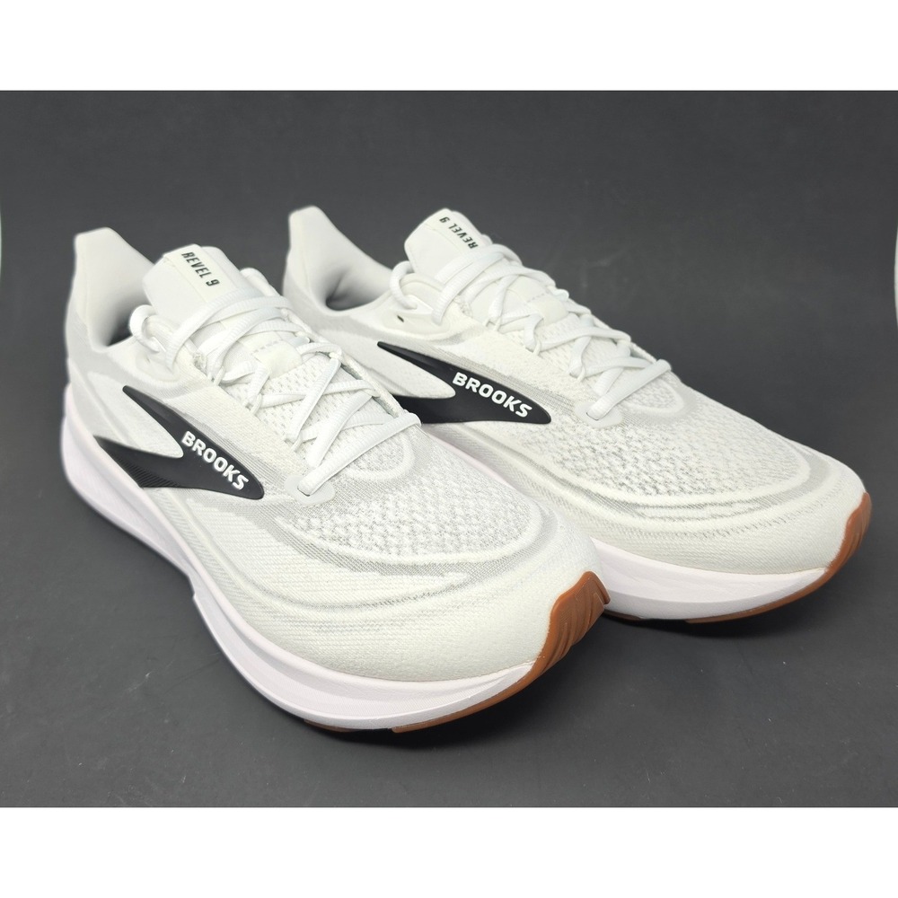 Brooks Revel 9 Men's Running Shoes White Grey Black 110499 1D 135 Size 10.5